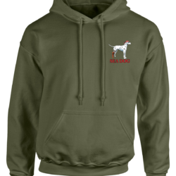 Alternative view of Grunge Flag Hooded Sweater