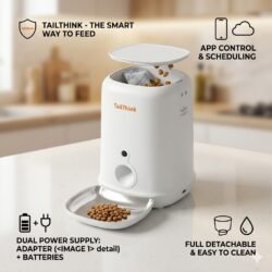 Alternative view of Smart Button-Controlled Pet Feeder