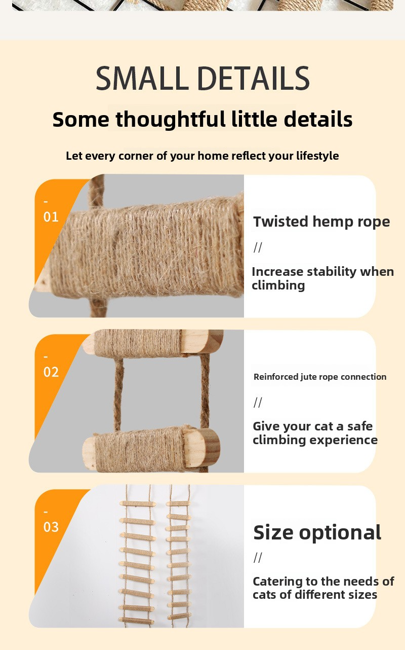 DIY Solid Wood Rope Ladder for Cats - Image 7